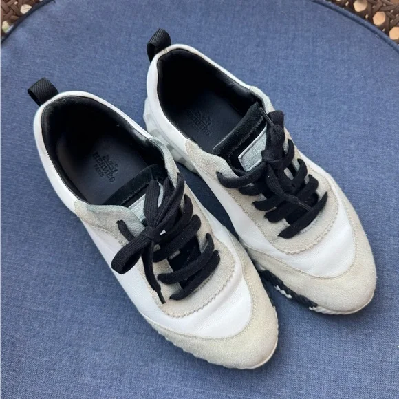 Hermes Bouncing Sneakers Women Size 38 - Picture 1 of 8